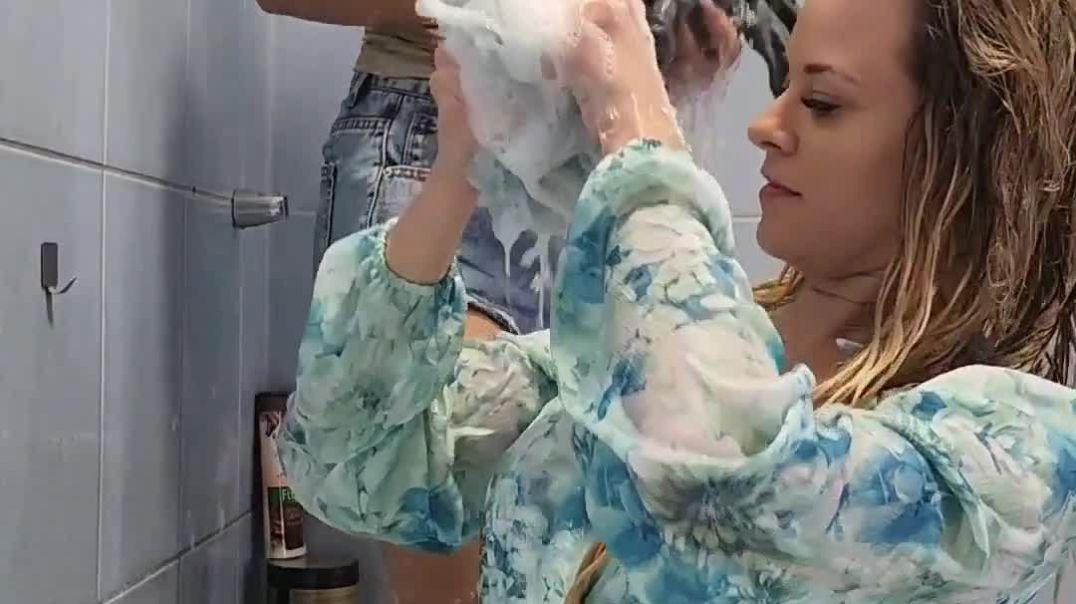 Bella and Gina gets soaked together - Trailer