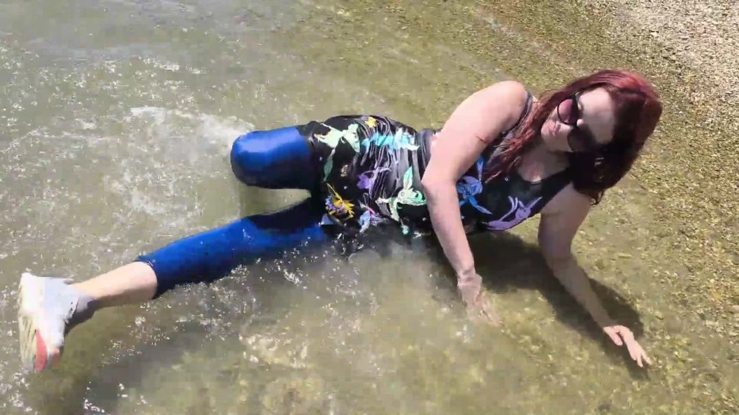 ⁣Vicky in Wet Dress in the River - Trailer